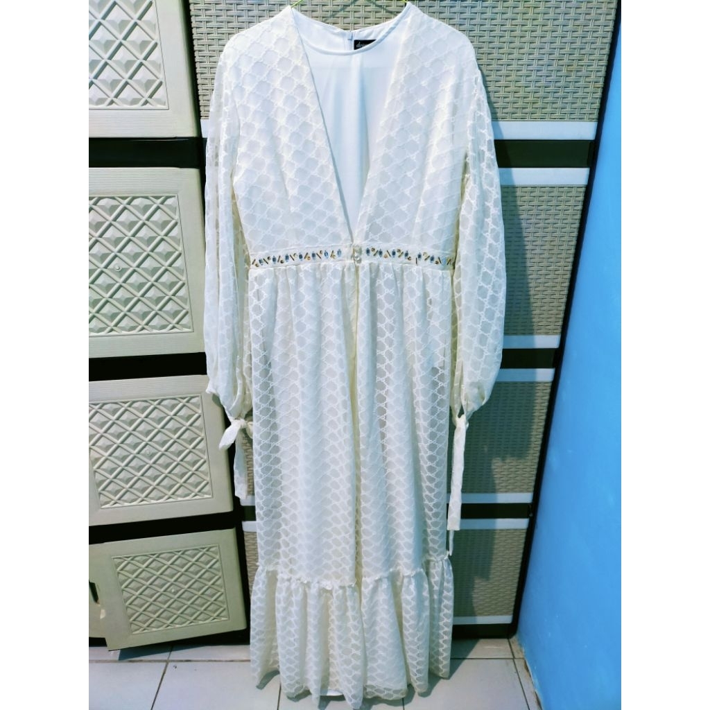 Gamis/Dress Lebaran Cantik Mewah Elegan by DwiWana.id