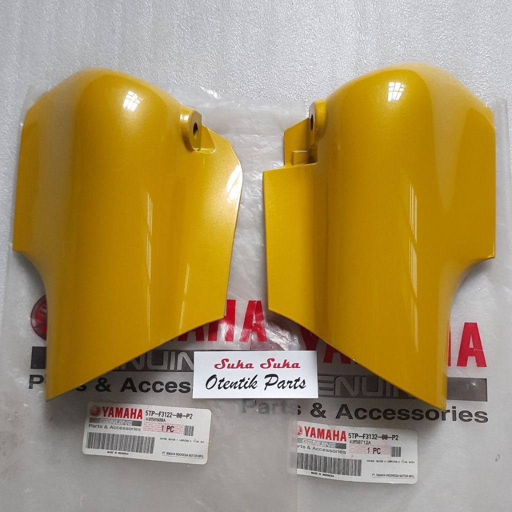 Cover Tutup Shock Spakbor Depan Jupiter Z Kuning RYC Ori Ygp NOS | 5TP-F3122-00-P2 5TP-F3132-00-P2