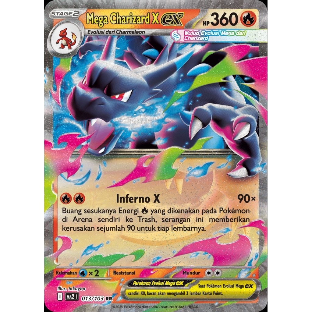 Tcg Pokemon RR Mega Charizard EX ID