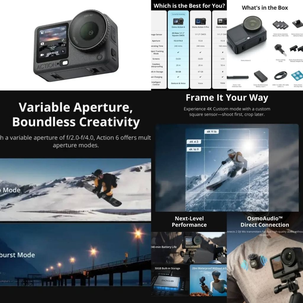 DJI Osmo Action 6 Adventure Combo