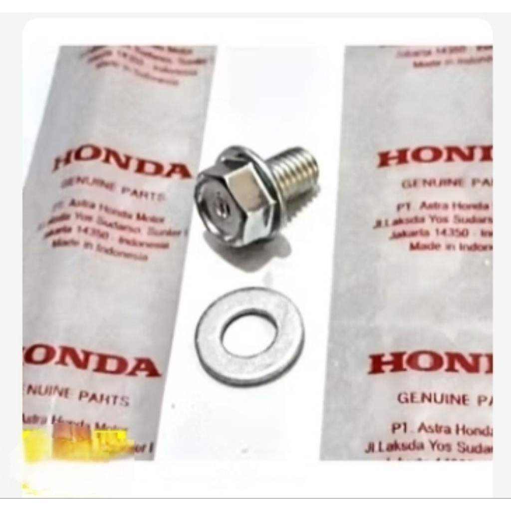 baut tap oli gardan + ring tap