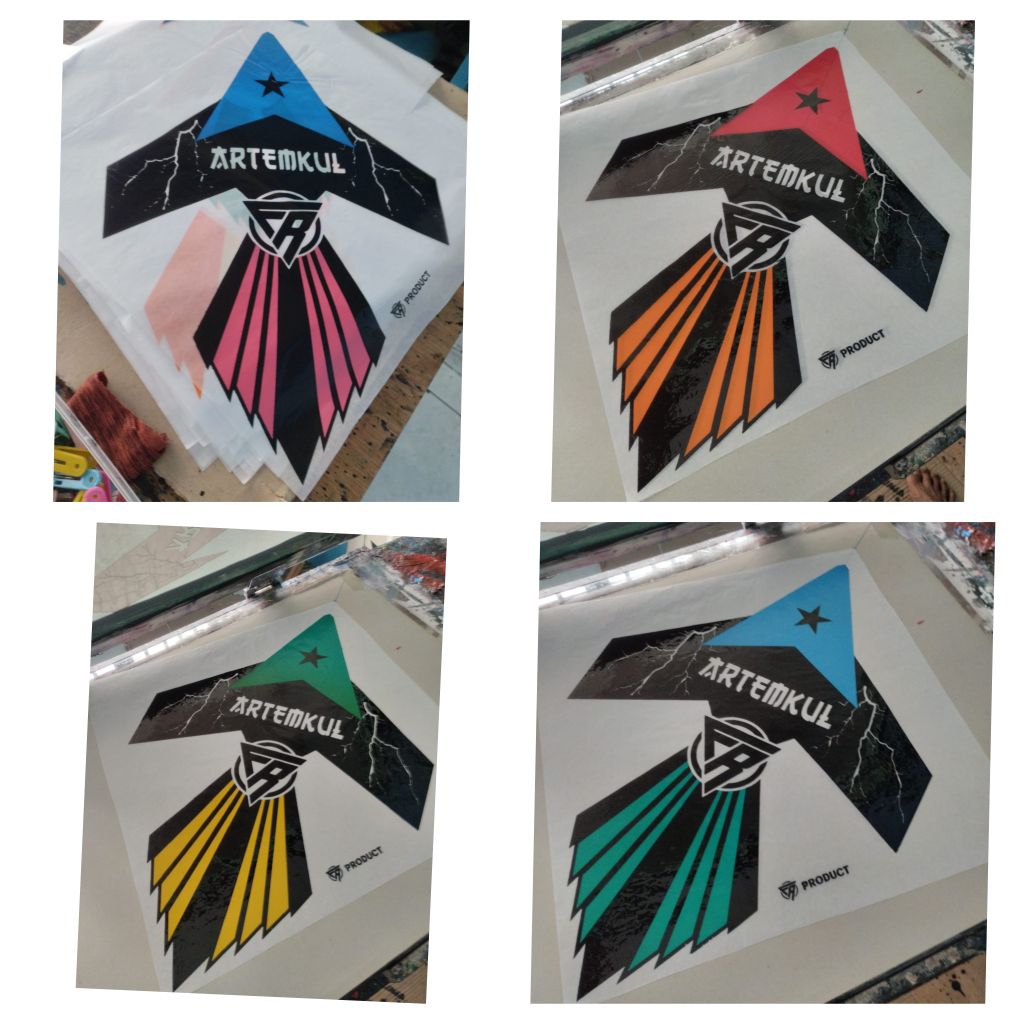 kertas' minyak layang" 3 warna 50pcs ( BUKAN LAYANG LAYANG )