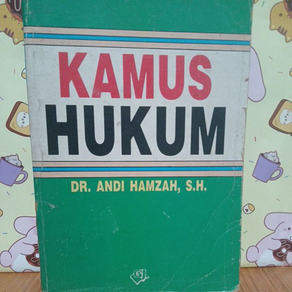 Kamus hukum by Dr.andi hamzah,SH. ASLI ORIGINAL