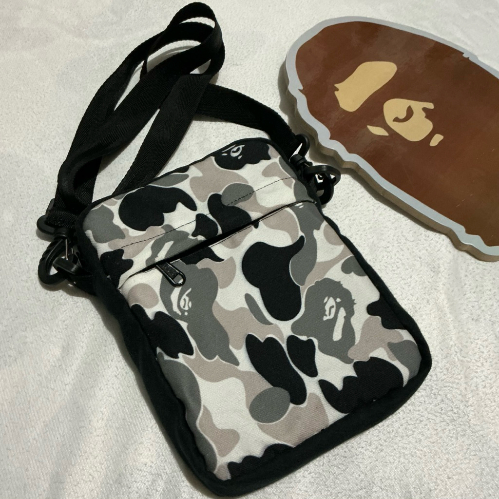 tas selempang bape bathing ape sling bag bape camo bathing ape