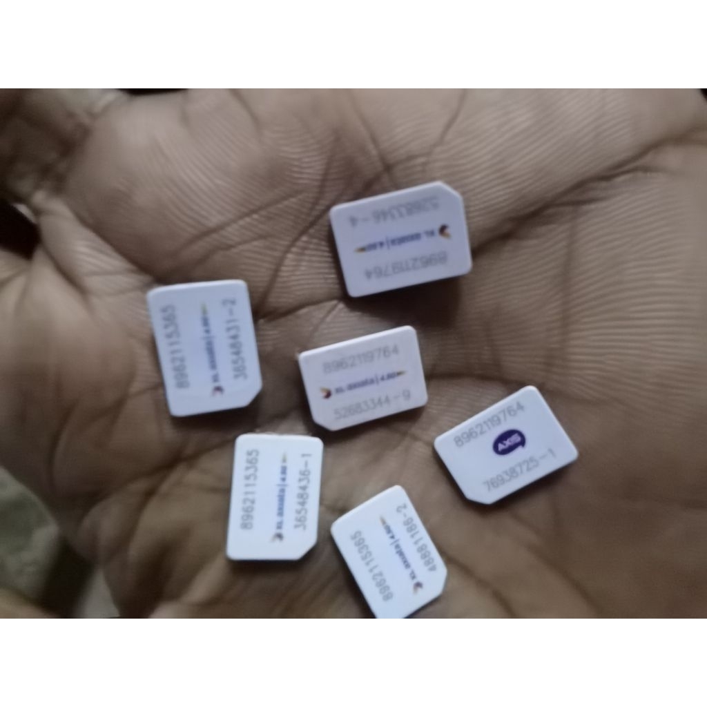 Perdana axis warnet siap pakai isi paket  6pcs axis warnet