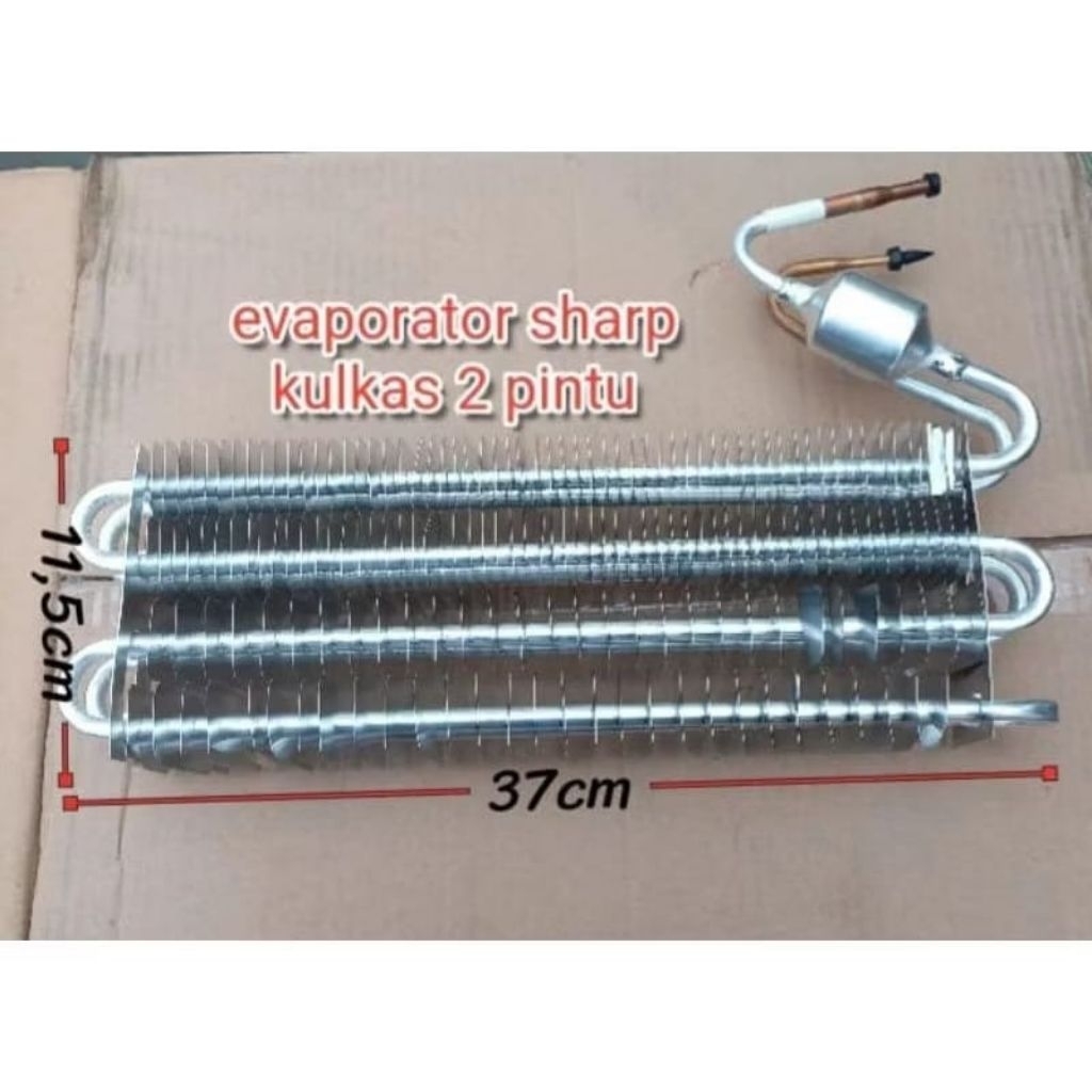 evaporator kulkas sharp 2pintu model kulkas SJ-195MD.original