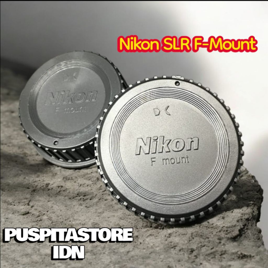 1 Set Rear Cap Nikon D3000 D3100 D3200 D3300 D3400 D3500 - Tutup Body & Lensa Belakang