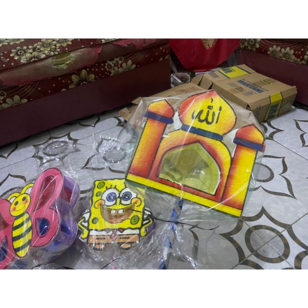 lampion takbir takbiran karakter