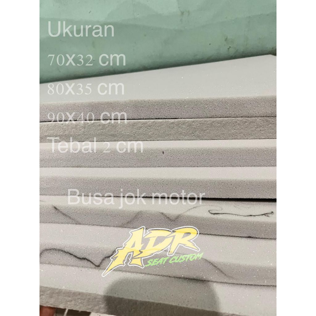 BUSA SHL LEMBARAN JOK MOTOR KUALITAS PREMIUM DENSITY 55 TEBAL 2 CM COKLAT