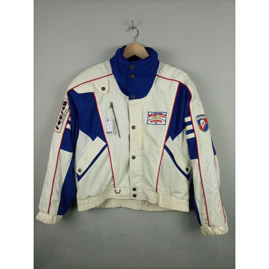 Jaket Reusch Worldwide Vintage Racing Original_Color Block_Size Masuk L