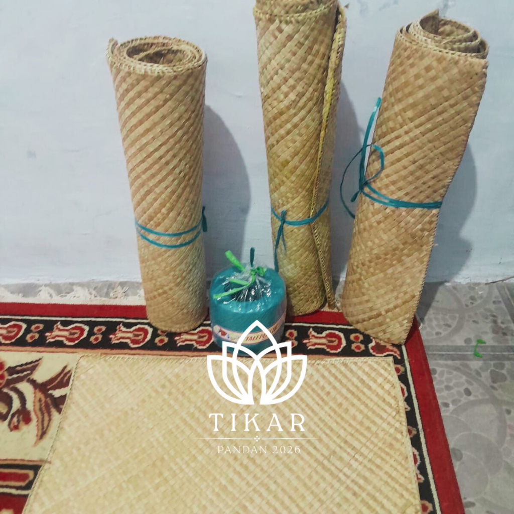 Tikar Pandan Ukuran 110x190cm Tebal 2 Lapis