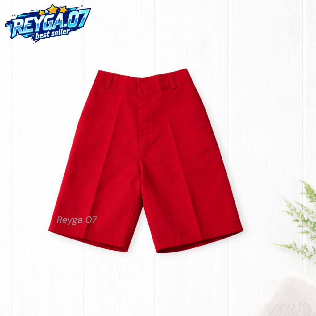 Celana Merah Pendek Seragam Sekolah Sd Anak Laki Laki Premium