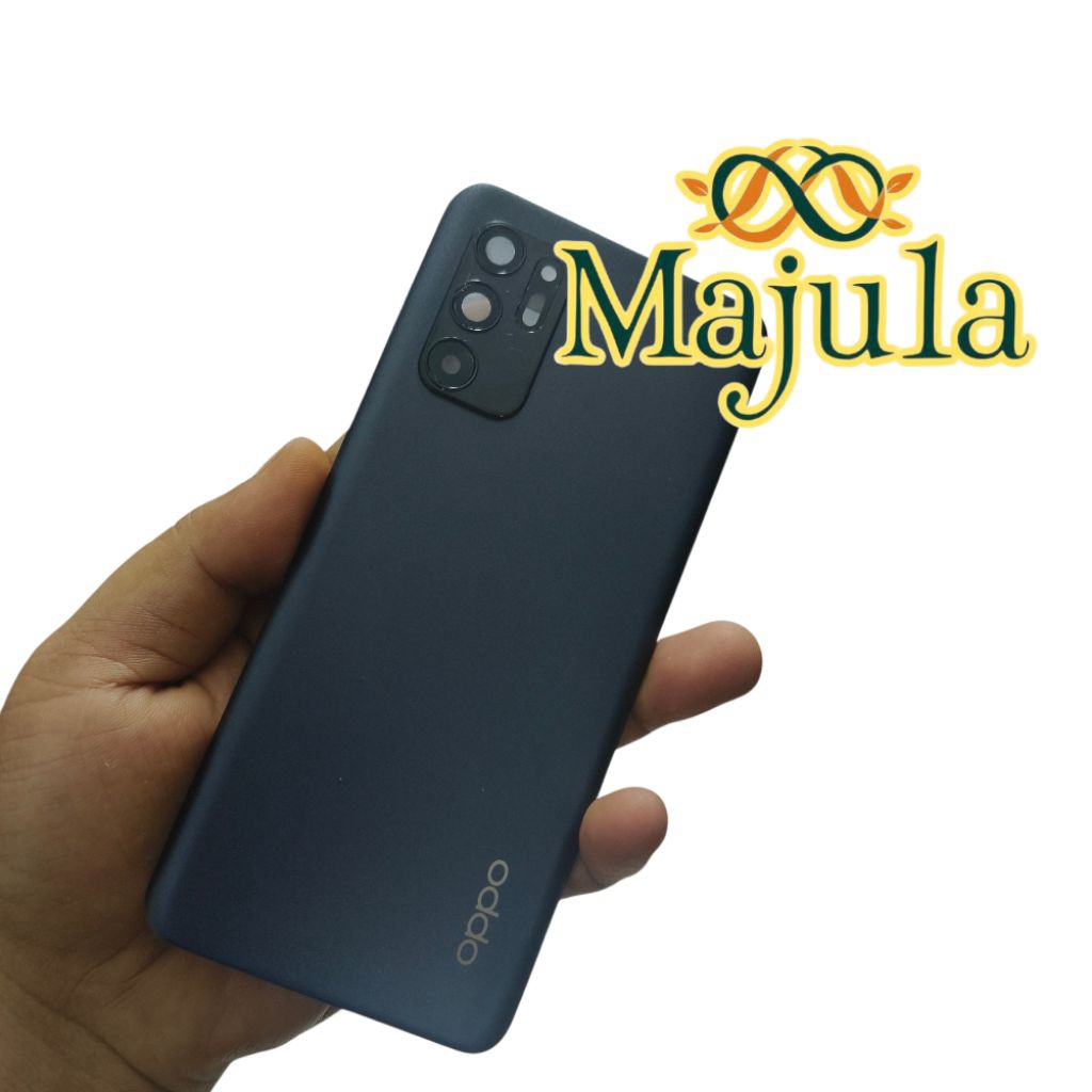 backdoor backcover + ring lensa kamera Oppo Reno 6 4g