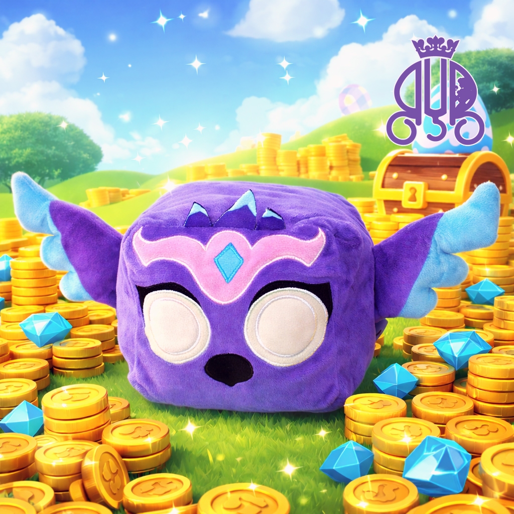 Boneka karakter Sapphire Phoenix Pet Simulator X