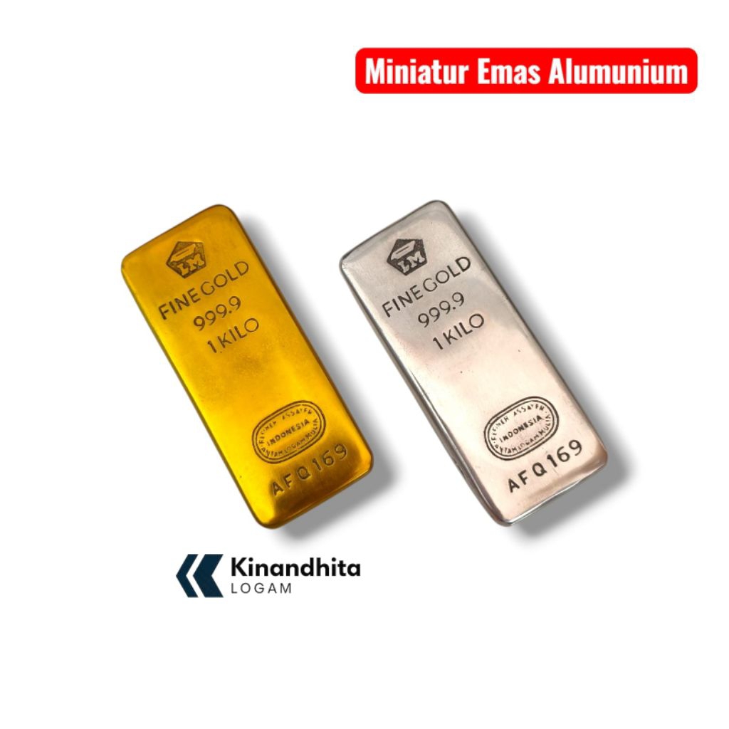 jMiniatur Emas Batangan 1 kg Bahan Alumunium Replikas Emas Batangan 1 kg Bahan Alumunium Harga Termu