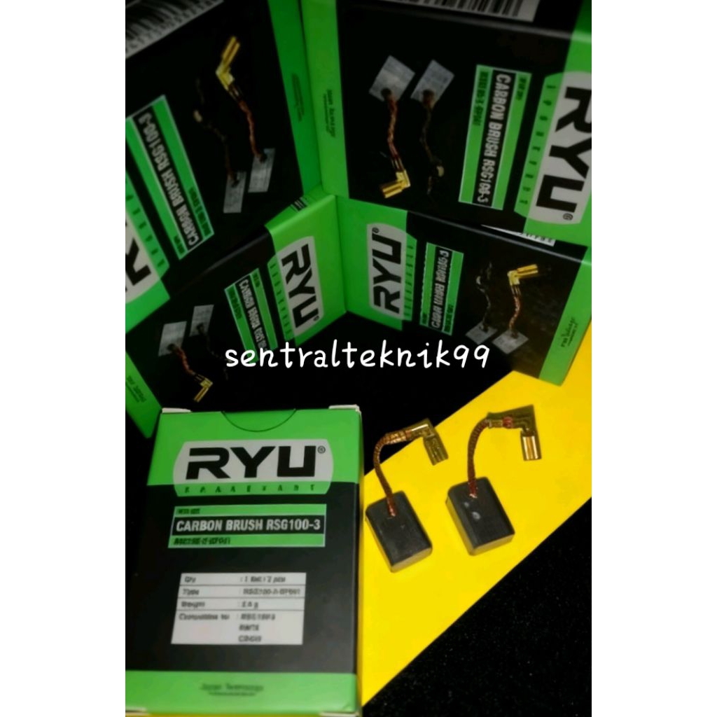 CARBON brush mesin gerinda Ryu rsg 100-3