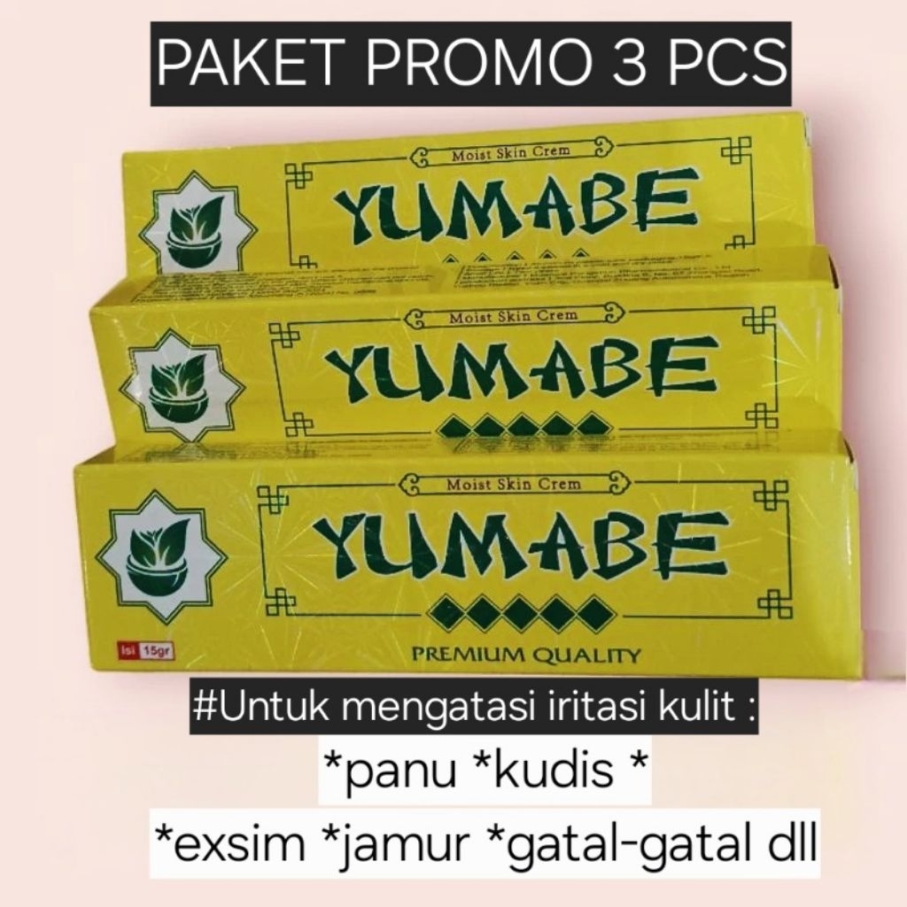 Promo Salep YUMABE mengatasi iritasi gatal gatal kudis jamur panu jerawat