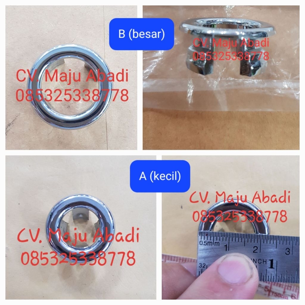 Sparepart TOTO Overflow Ring Wastafel TOTO