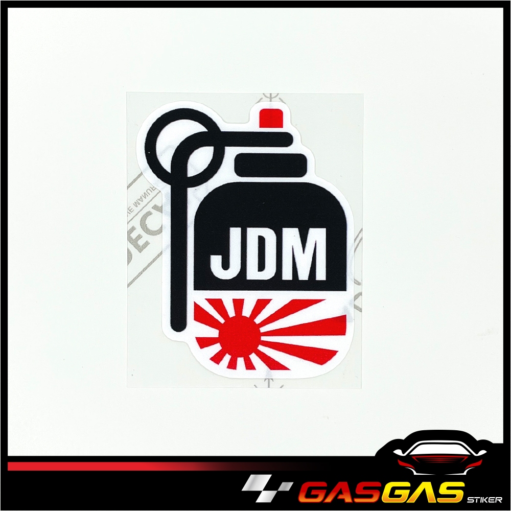 Sticker JDM GRANAT | Stiker JDM GRANAT MOBIL | Stiker MOTOR JDM GRANAT | Bahan Stiker Kualitas Premi