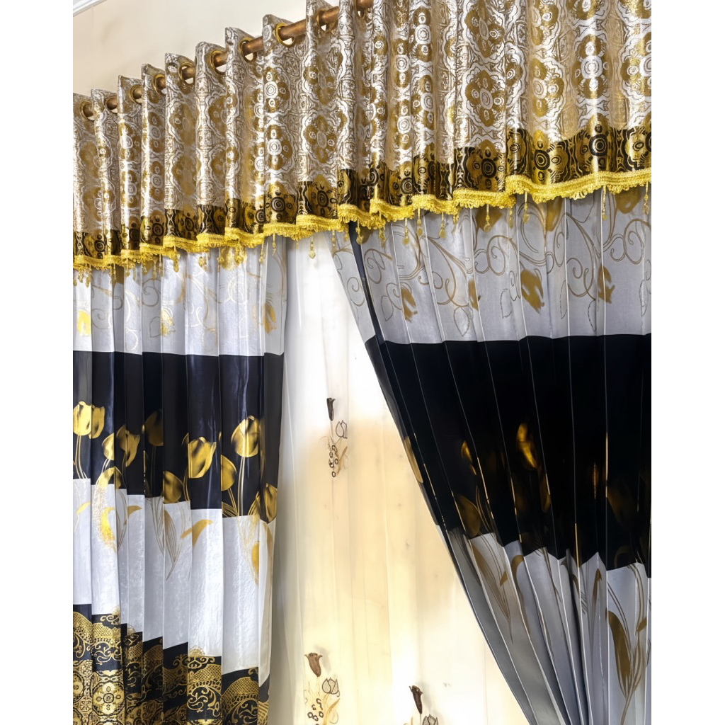 Gorden Blackout Luxury Premium Tebal model poni pisah - korden jendela dan pintu minimalis