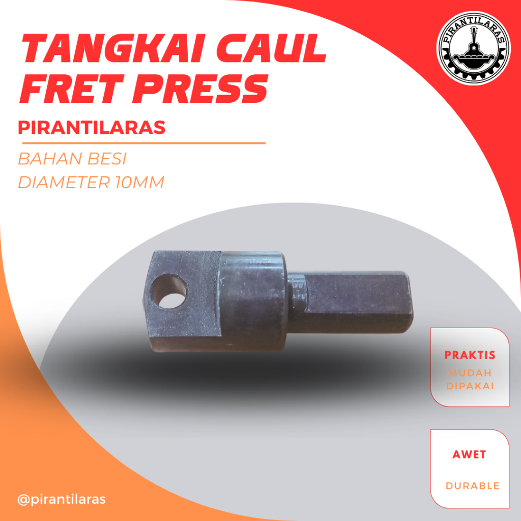 Tangkai caul fret press untuk pemasangan fret gitar buatan pirantilaras