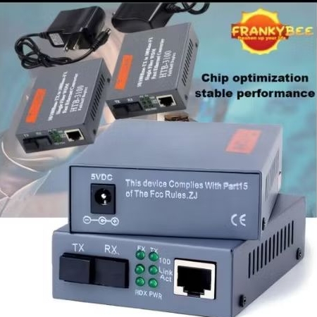 Media Converter FiberOptic HTB - 3100ab