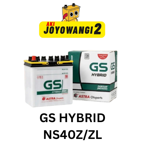 Aki GS Astra Hybrid NS40Z/ZL 12V 35Ah – Aki Mobil  PRODUK ASLI 100% ORIGINAL