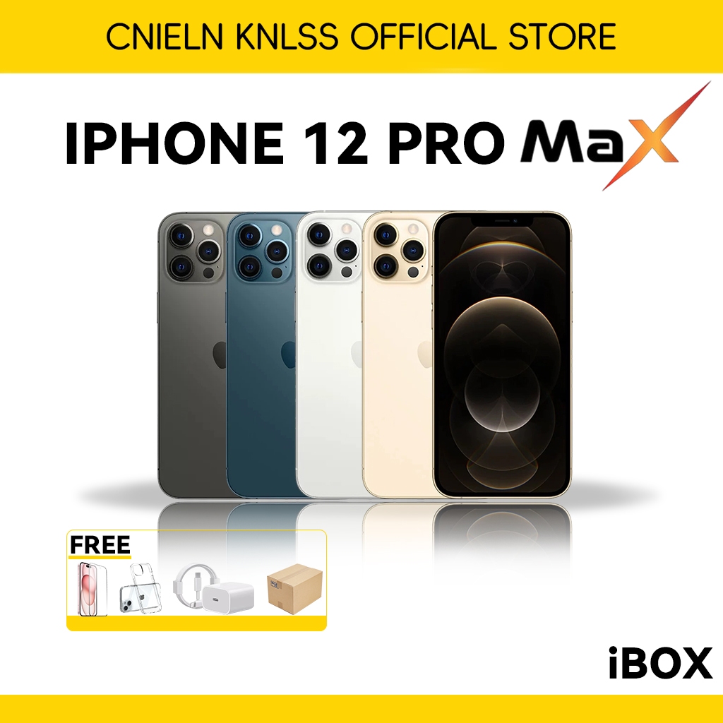 iPhone 12 Pro Max iBOX 128GB/256GB Second Original Fullset Mulus Like New