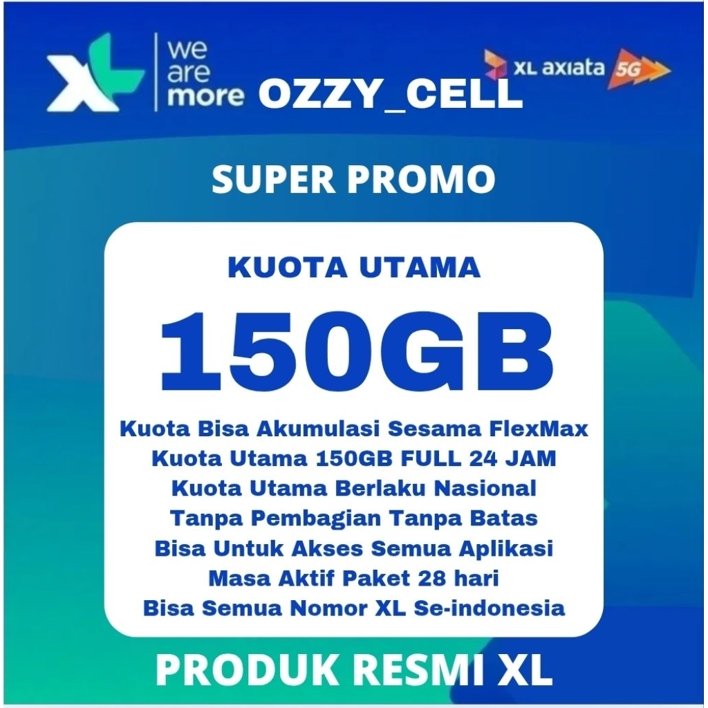 Isi Ulang Kuota XL Xtra Combo Flex Unlimited Turbo