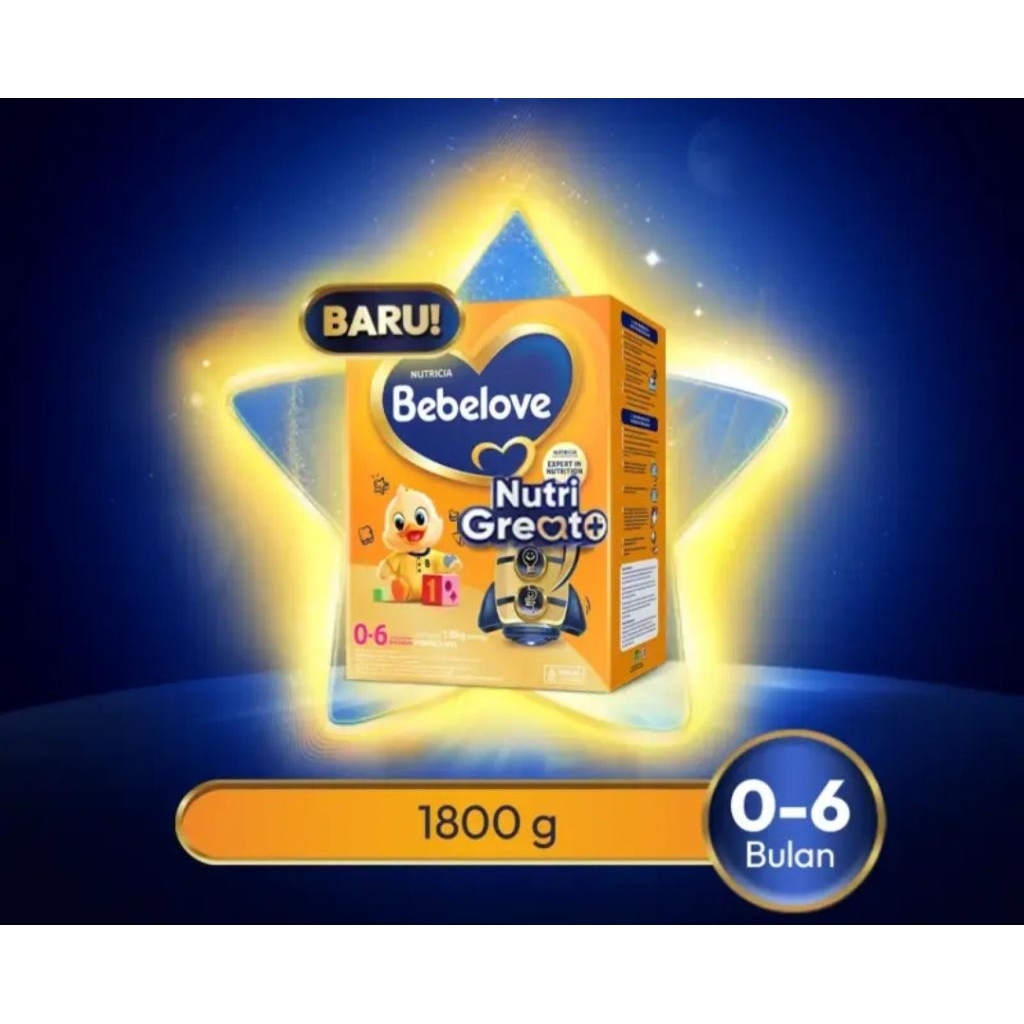 Bebelove 1 0 - 6 Bulan / Bebelove 2 6 - 12 Bulan 1800 gram