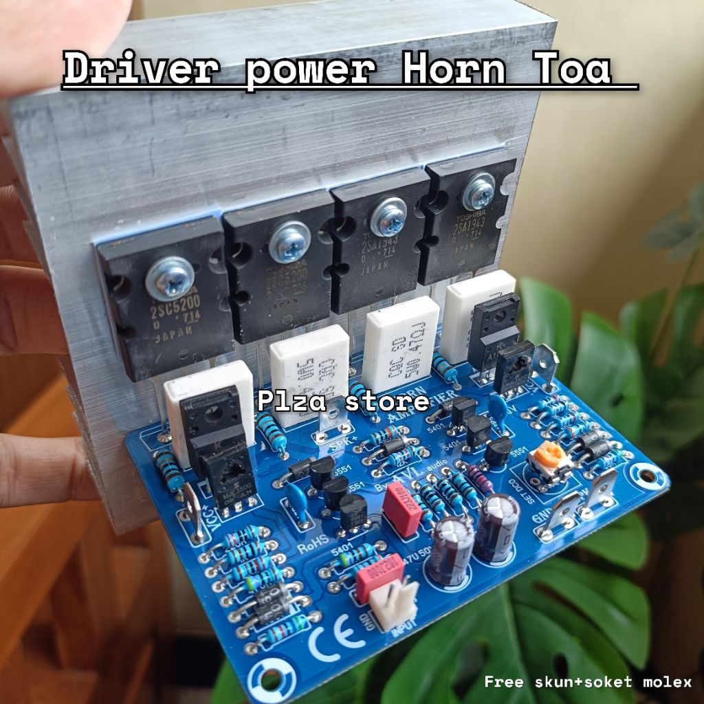 Driver power amplifier Horn Toa/Kit driver power amp Toa horn kualitas super original pcb dobel laye