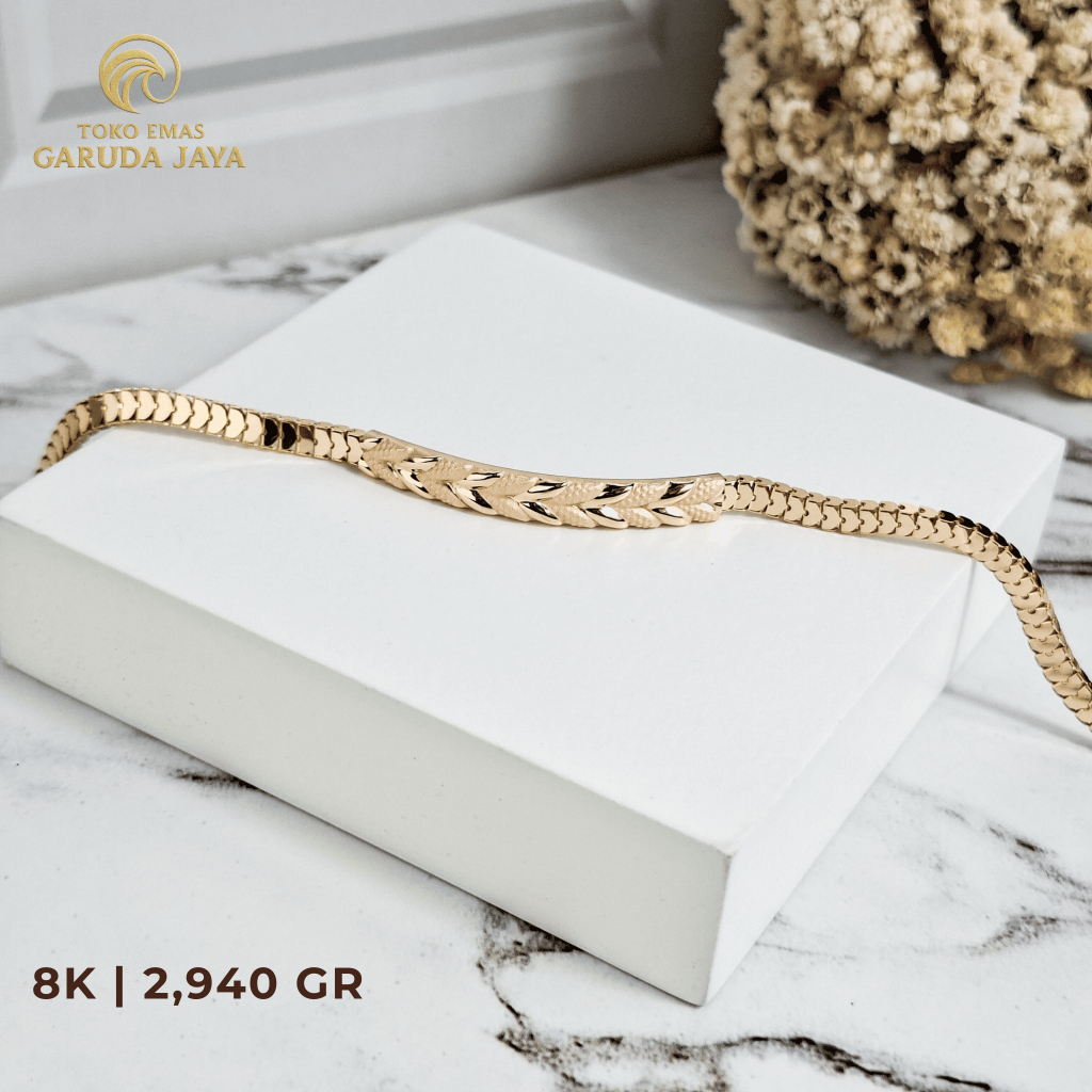GELANG LIVARA 8K | GELANG EMAS 8K | GELANG 2 GR
