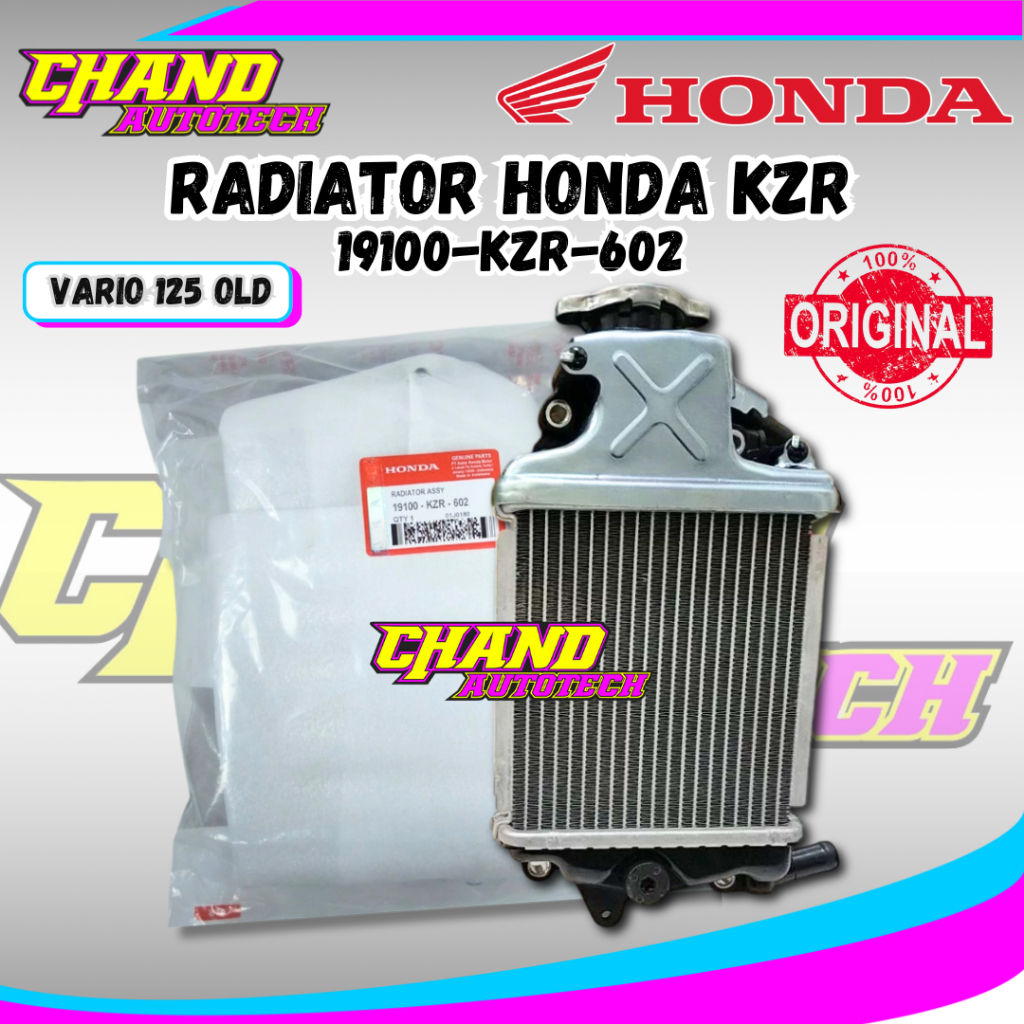 Radiator Assy Vario Techno 125 FI KZR K60 Original Honda 19100 KZR 602 19100 K60 B00