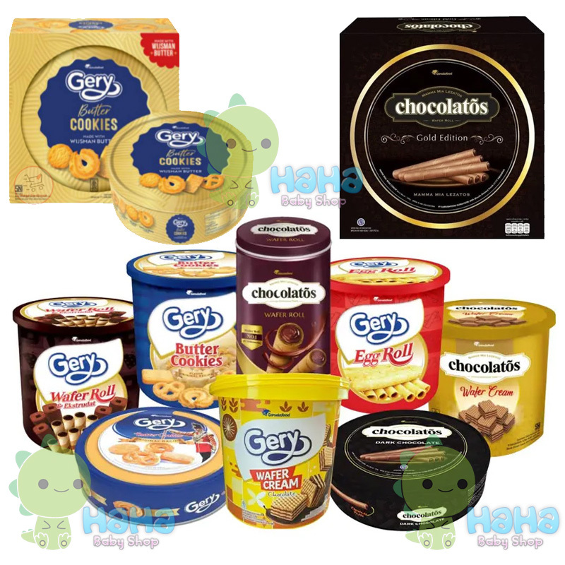 Aneka Garuda Food / Gery (Gery Wafer Cream/ Gery Butter Cookies/ Chocolatos/ Chocolate DIlan/Gery Eg