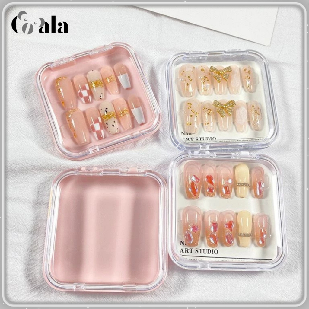 Box Nail Art Mika Acrylic Premium Kotak Kuku Palsu Nails Display KU095