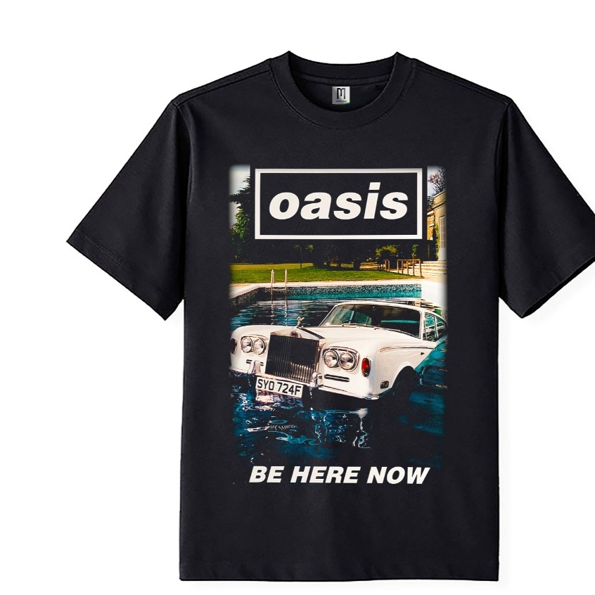 Tshirt Oasis Be Here Now | Kaos Band Oasis Be Here Now