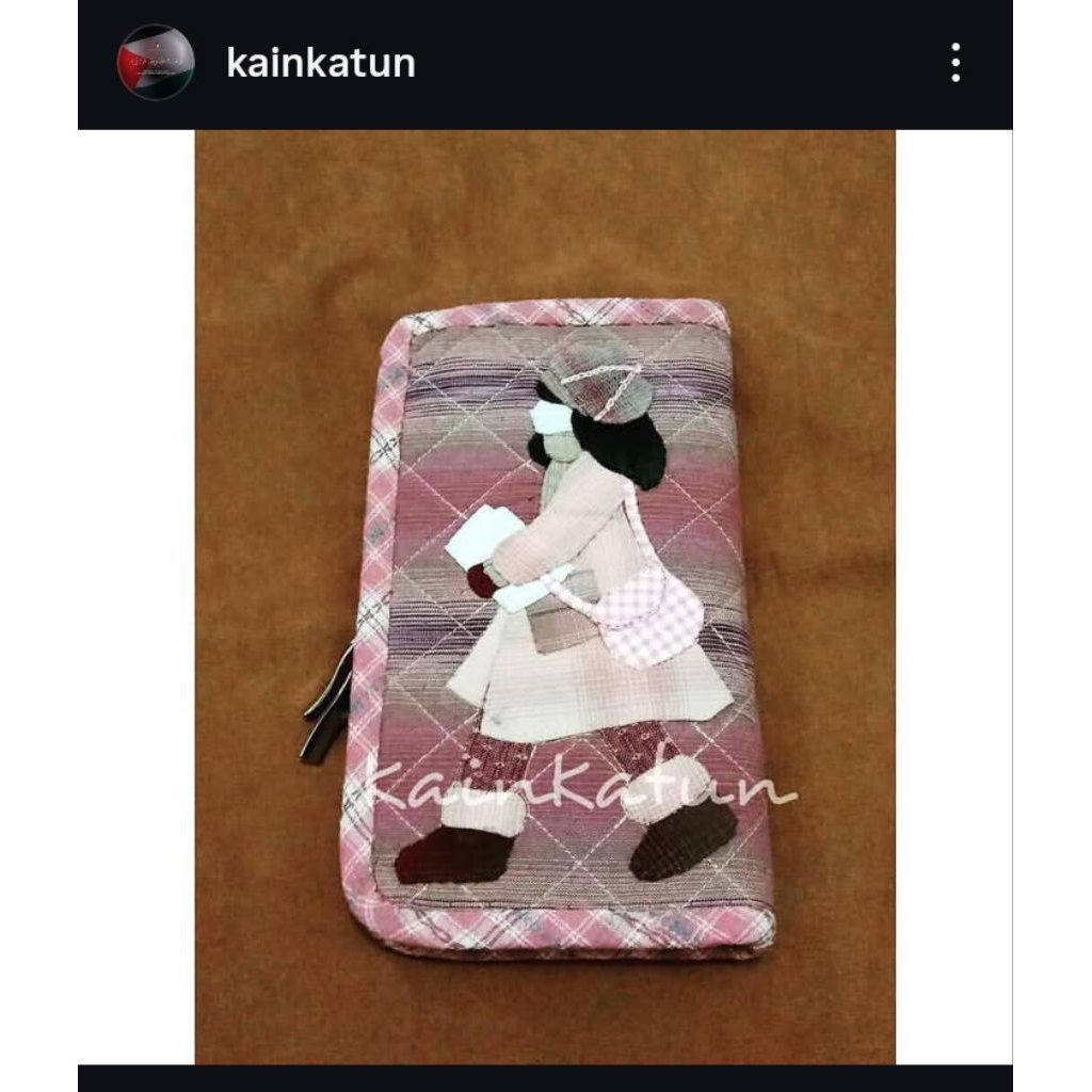 dompet akordeon handmade