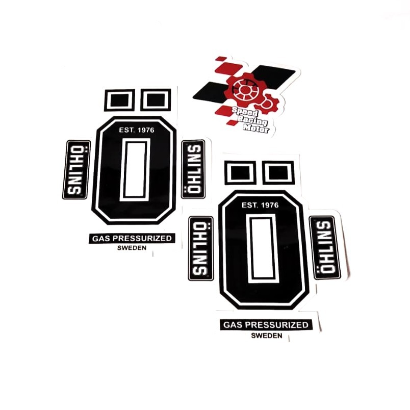 STIKER SHOCK OHLINS STICKER SHOCKBREAKER OHLINS