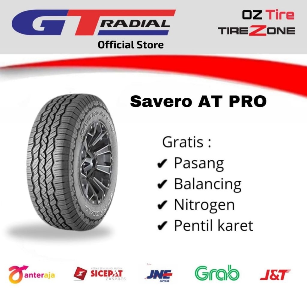Ban Mobil GT Radial 255/65 R17 OWL Savero A/T Pro