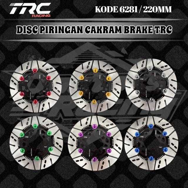 Disc Piringan Cakram Ukuran 220MM Lubang Baut 4 Variasi Motor Beat Vario Scoopy MX Fizr Jupiter Z