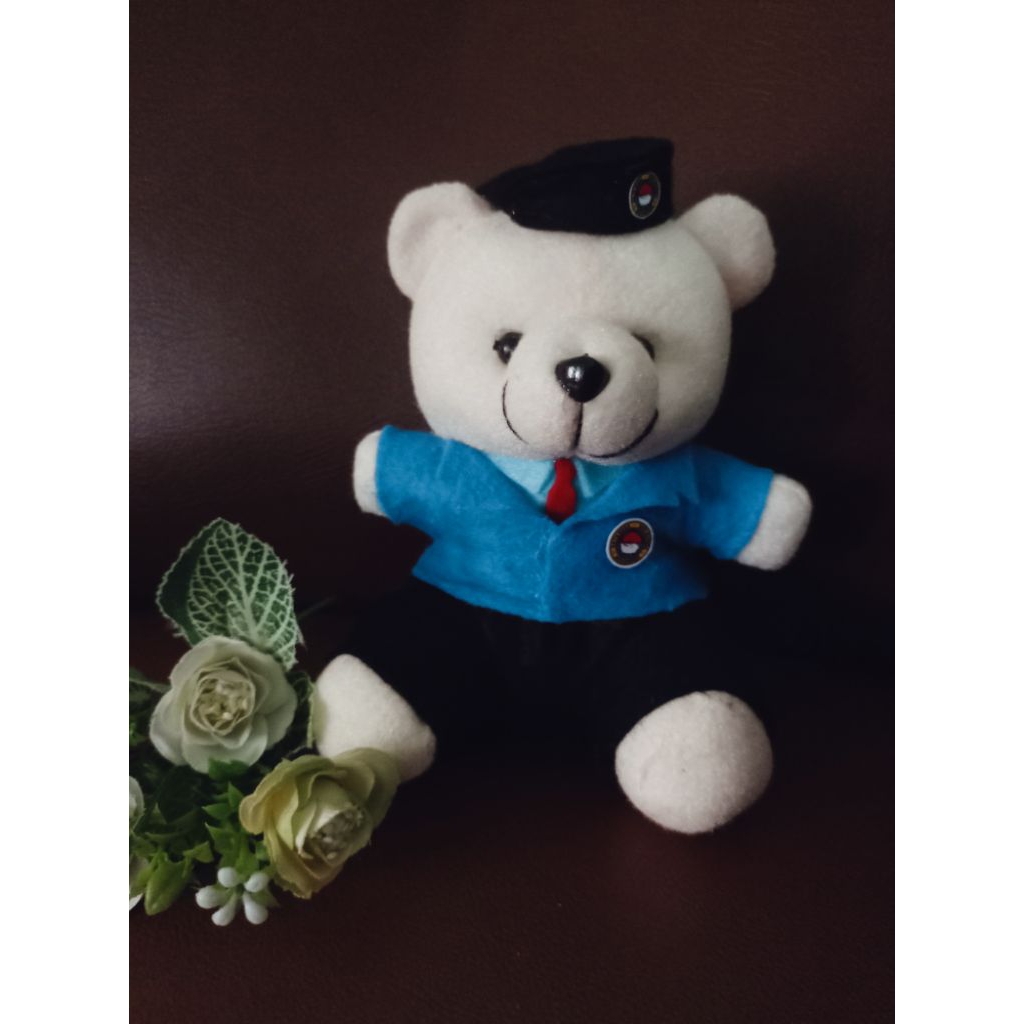 Boneka teddy bear 15 cm - SMA Taruna Nusantara