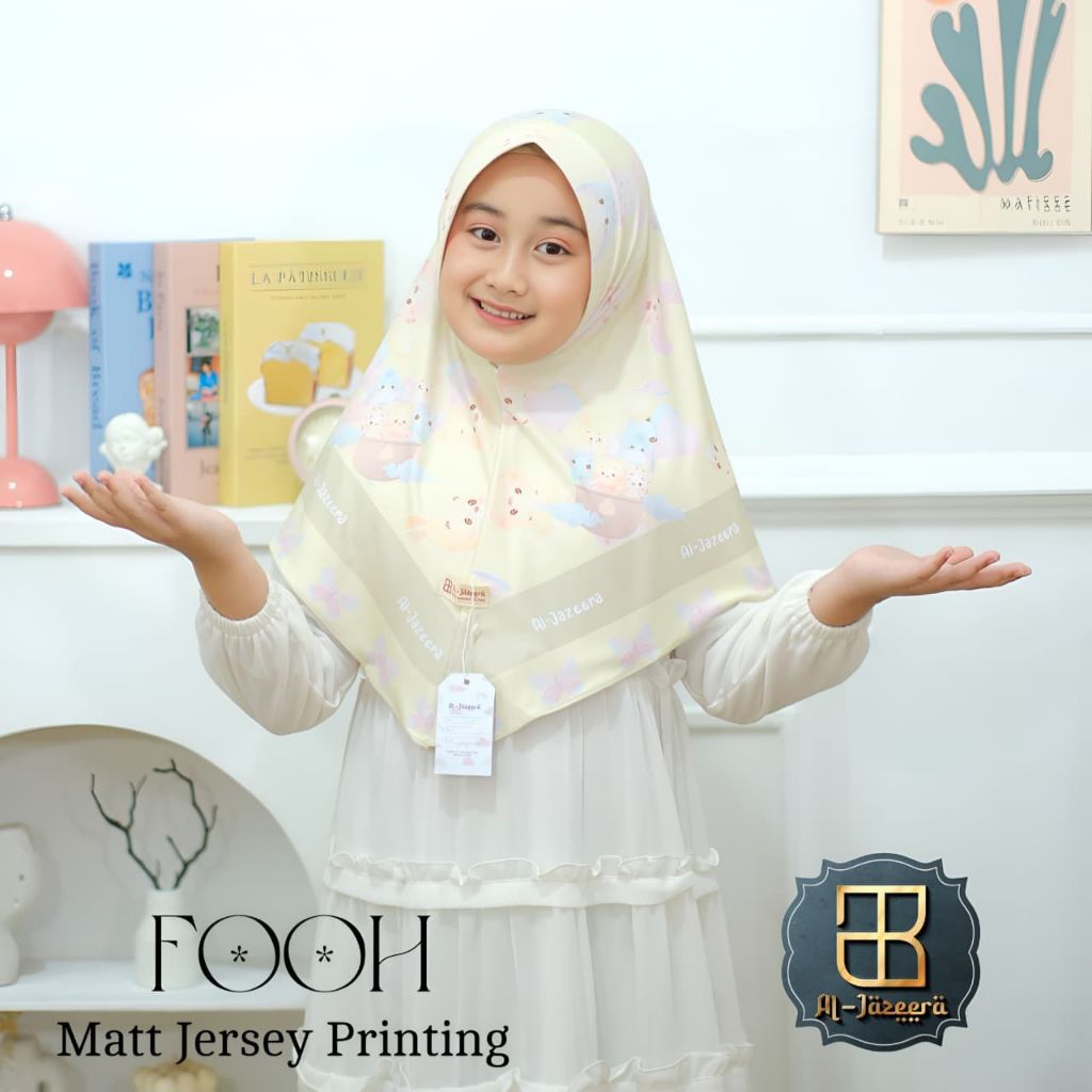 HIJAB ANAK AL JAZEERA POOH//HIJAB INSTAN