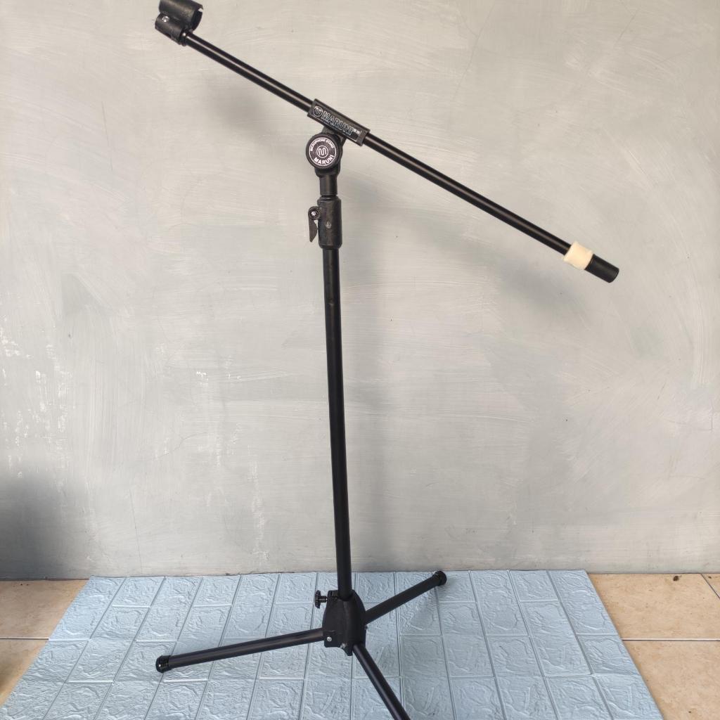 Stand Cagak Mic Panjang Maruni SM-209 SM209 Stand Microphone Stand Mic Berdiri Lantai Original Marun