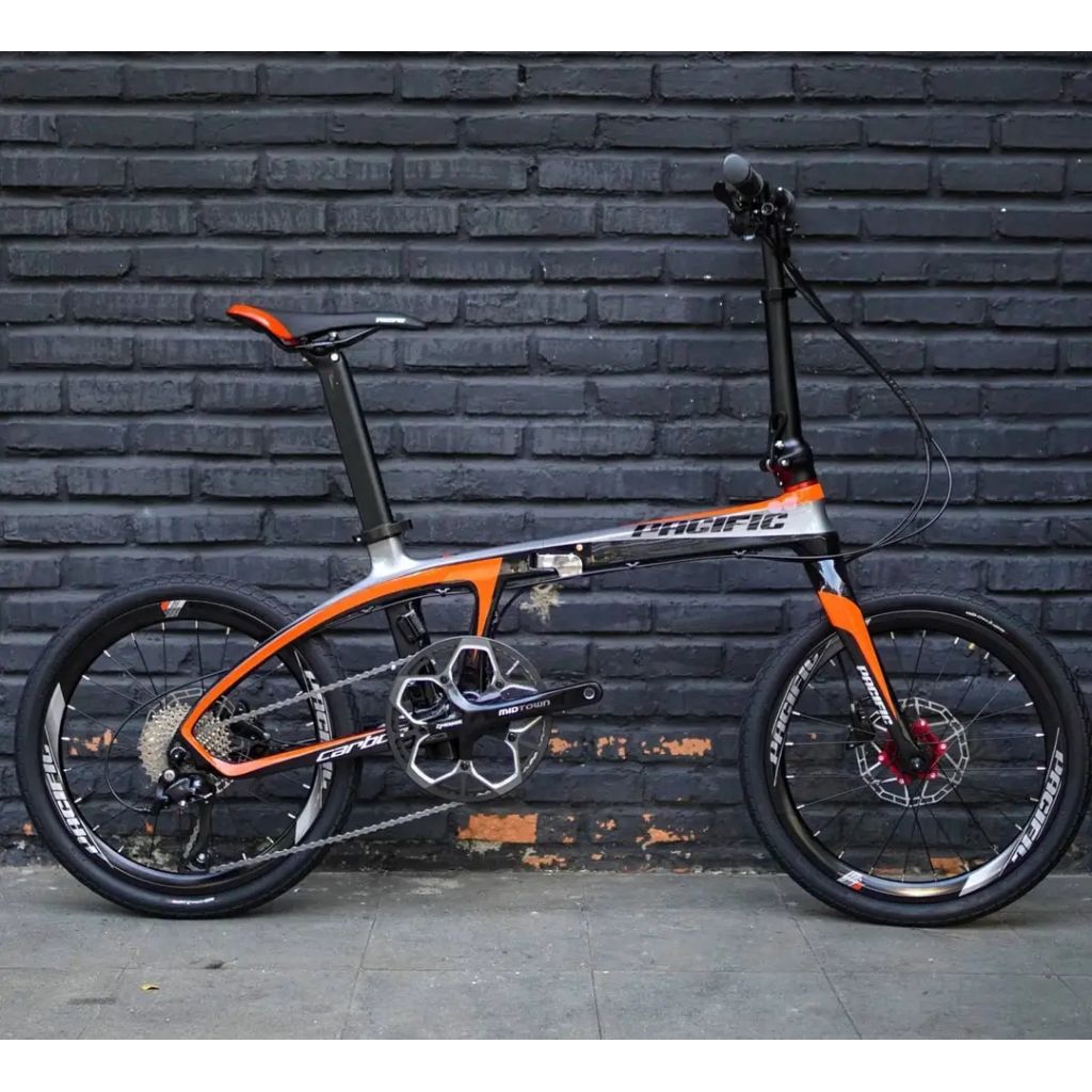 SEPEDA LIPAT PASIFIC ILLUTION 3.0 UKURAN 20 INCHI FRAME CARBON