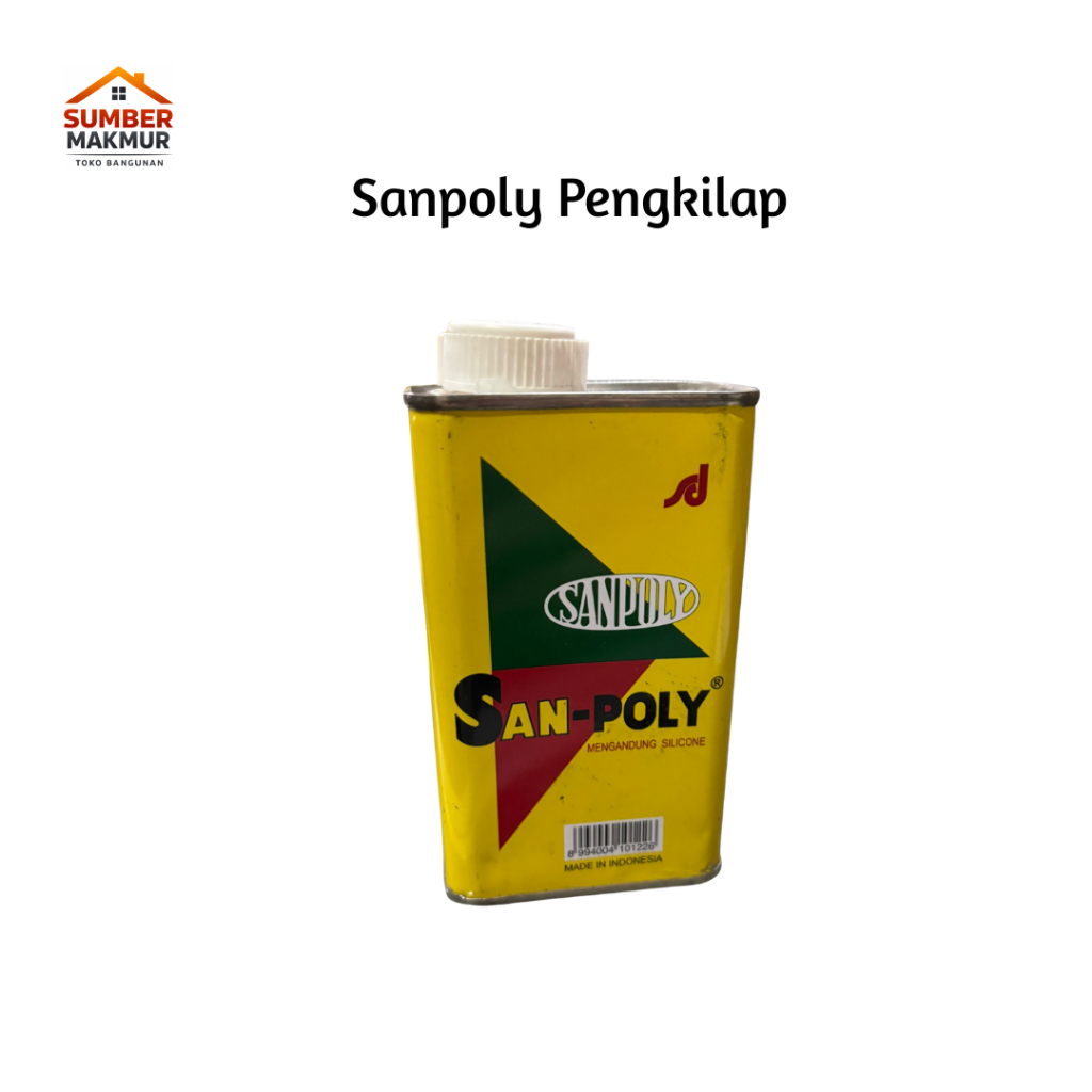 Sanpoly Pengkilap Cat Mobil Motor 250ml Cairan Silikon Premium Menghilangkan Noda