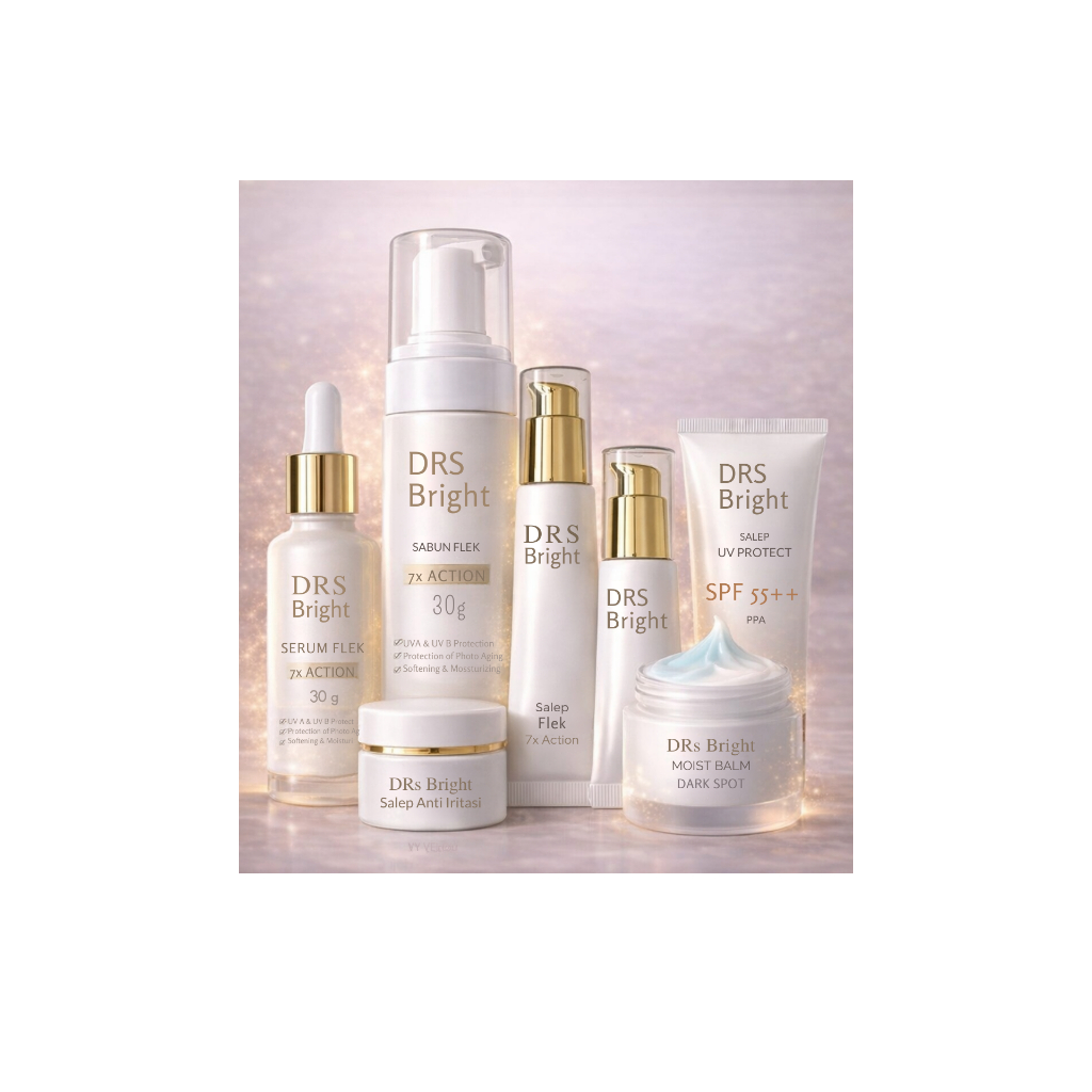 PAKET FLEK PEKAT ( PREMIUM )/DAN/MENAHUN/DRS/BRIGHT/PERAWATAN/FLEK/HITAM/MEMBANDEL/MELASMA/WAJAH/KUS