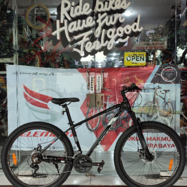 Element MTB CYBER X 27.5 Mountain Bike 3 x 7 21 Speed - Alloy Bicycle With Inner Cable Routing / Fro