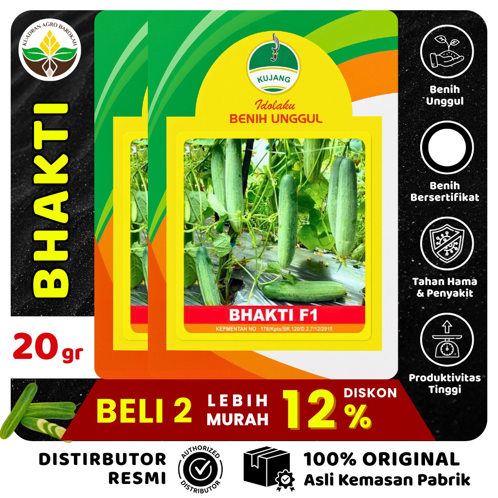 Benih Timun BHAKTI F1 20 gr Cap Kujang