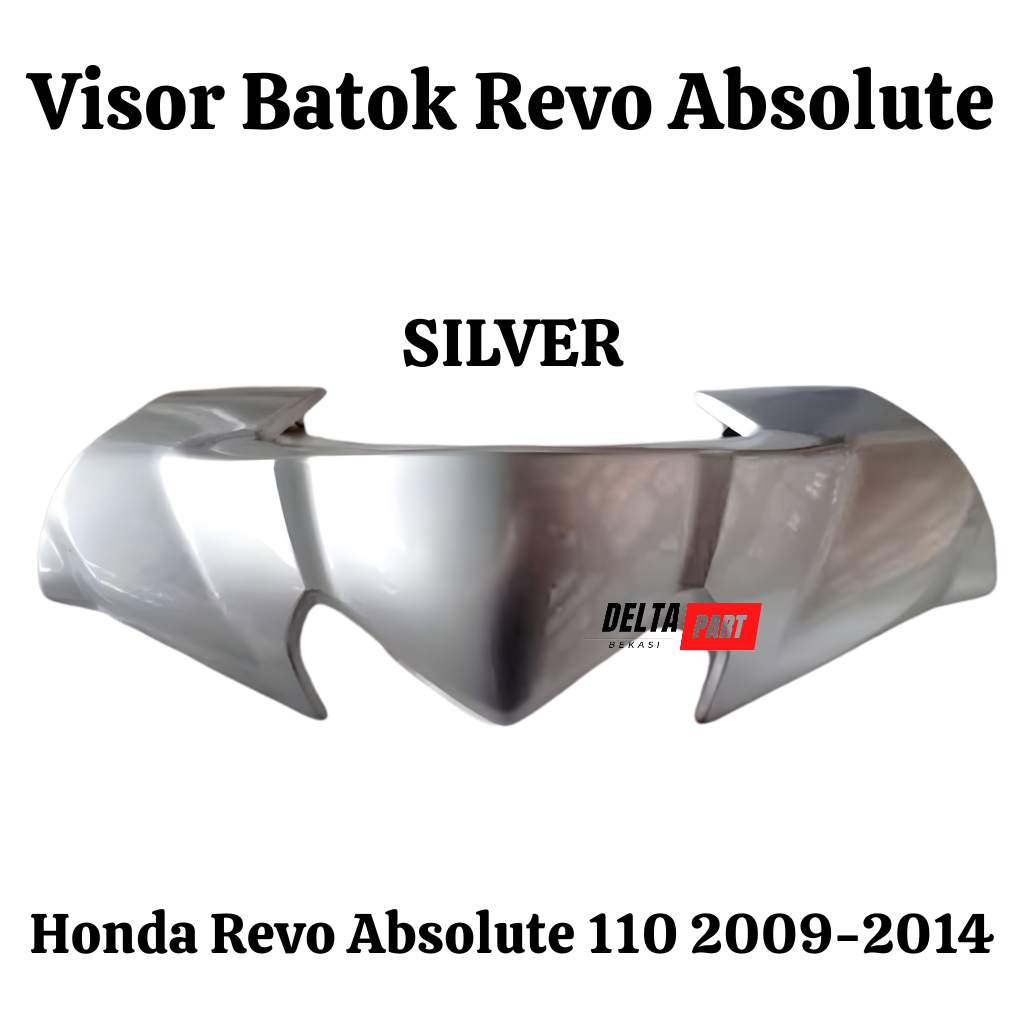 Visor Revo Absolute Batok Atas Revo Absolute 110 th 2009-2014 Silver