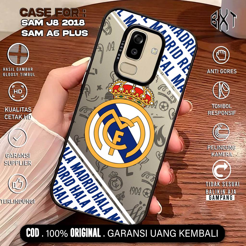 CASE SAMSUNG J8 2018 / SAMSUNG A6 PLUS TERBARU 2026 -  SOFTCASE HYBRID IMD PLATE HOLOGRAM PREMIUM SO